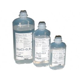 Suero fisiológico.